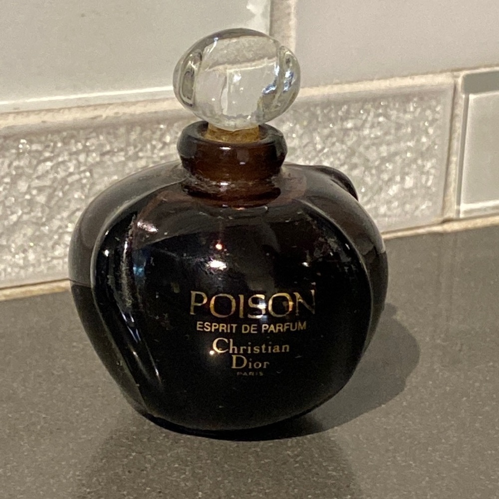 CHRISTIAN DIOR POISON ESPRIT DE PARFUM MINI .5 FL OZ 50% FULL